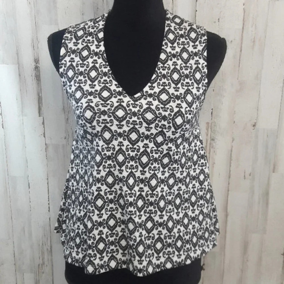 Postmark Monterey Swing Tank Black XS NWT Anthro - Picture 1 of 5